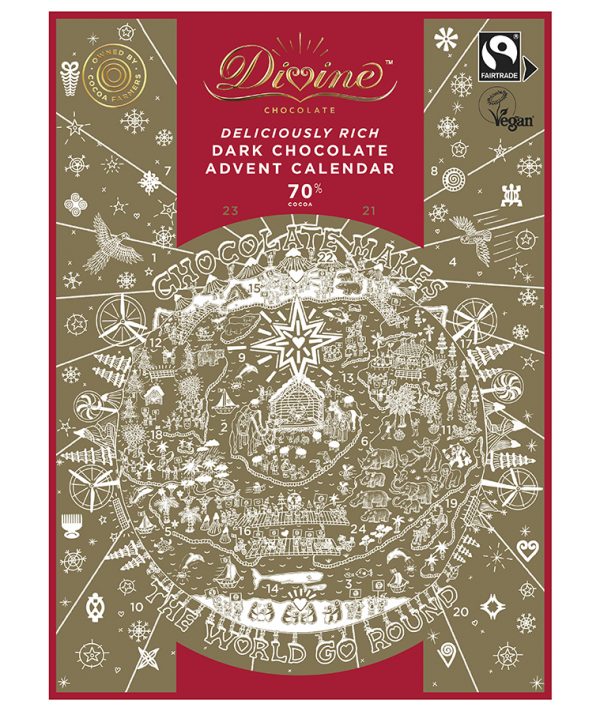 Divine Chocolate , Divine Chocolate advent calendar, Divine advent calendar